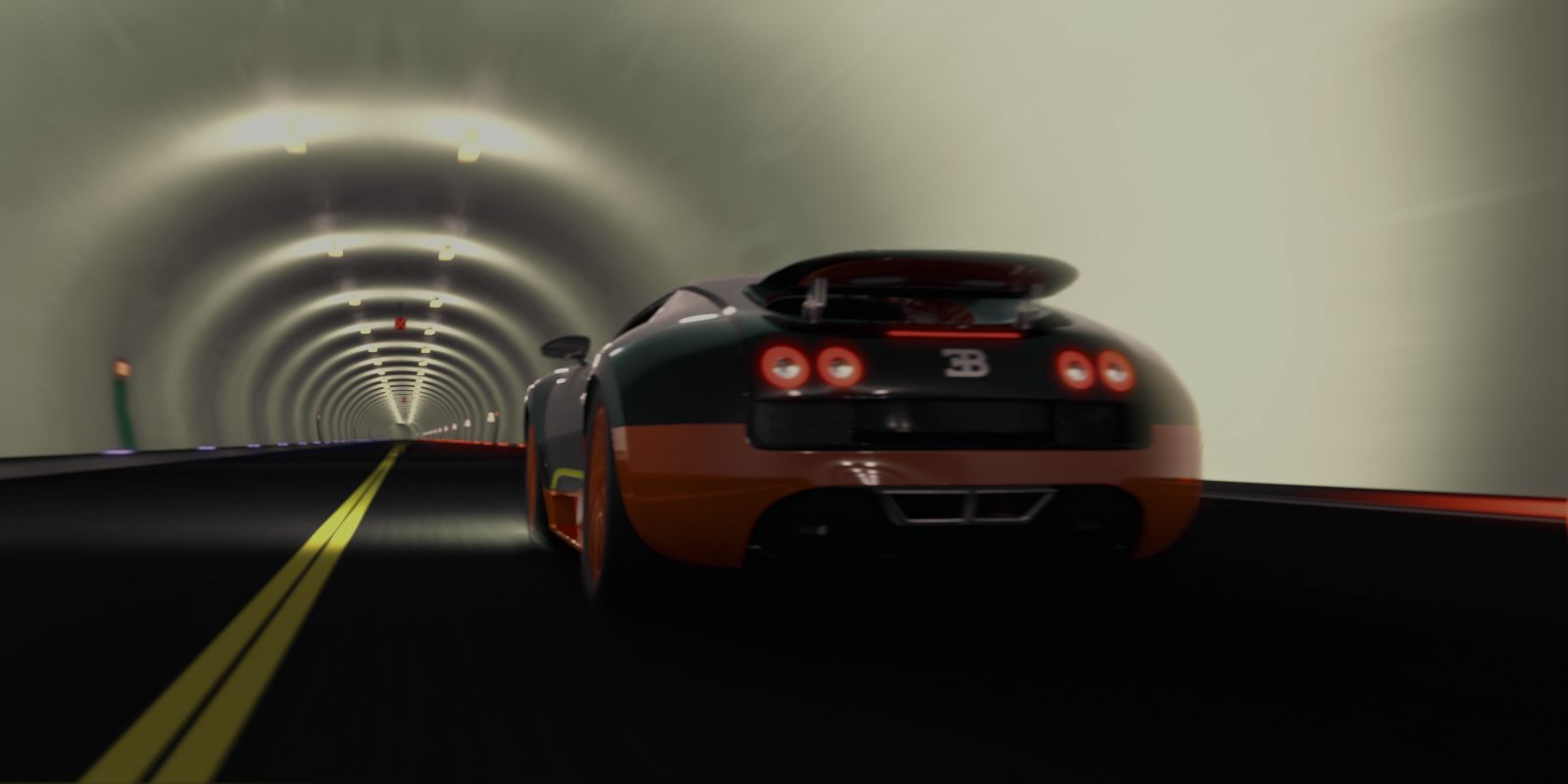 Bugatti 3D Commercial